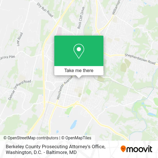 Berkeley County Prosecuting Attorney's Office map