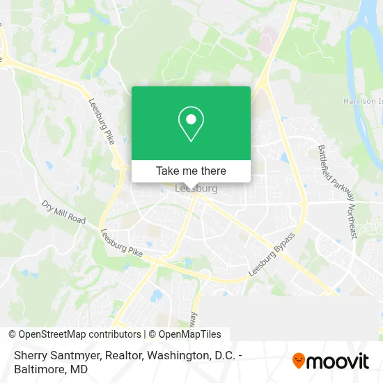 Sherry Santmyer, Realtor map