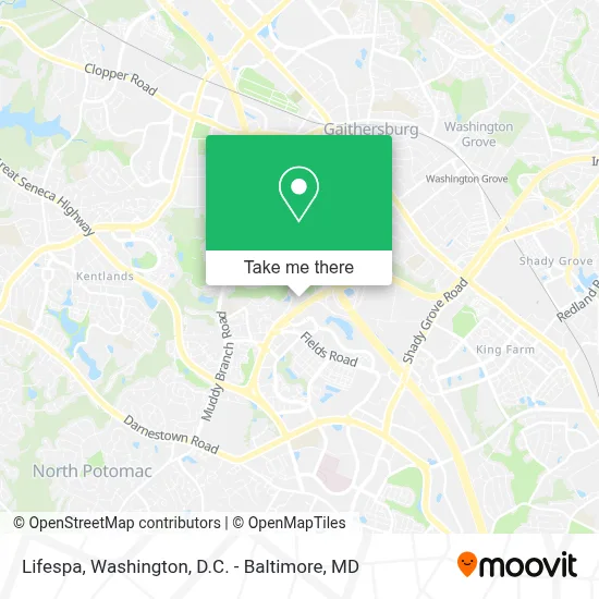 Lifespa map