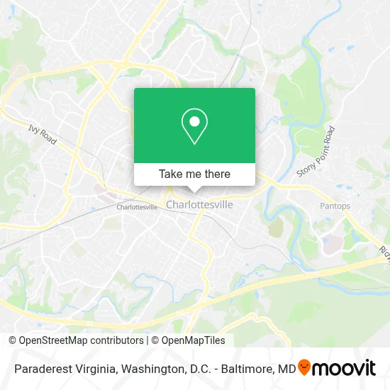Paraderest Virginia map
