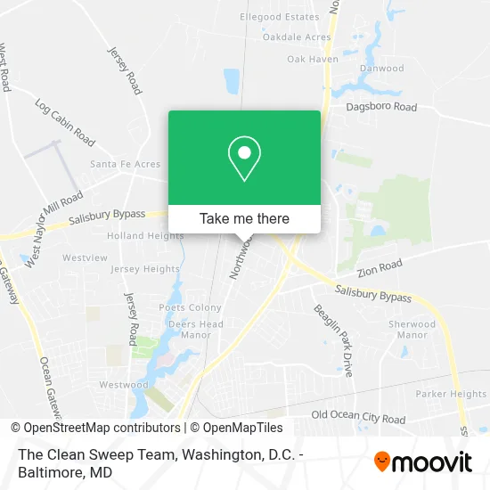 The Clean Sweep Team map