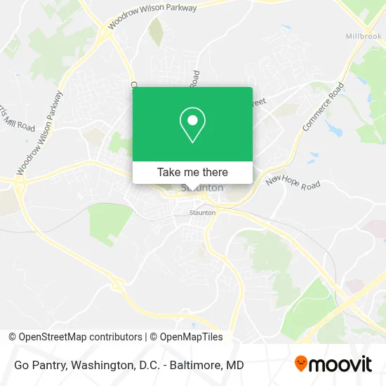 Go Pantry map