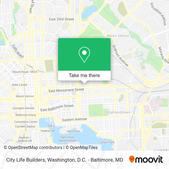 City Life Builders map