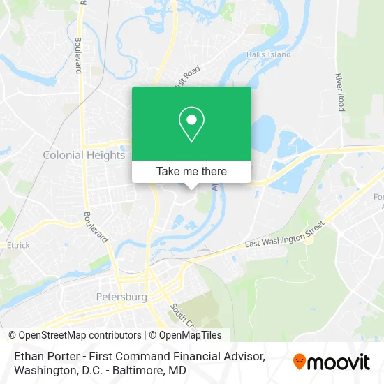 Ethan Porter - First Command Financial Advisor map