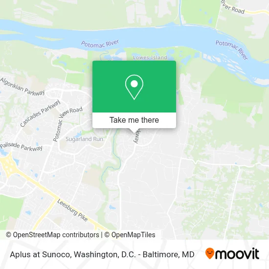 Aplus at Sunoco map