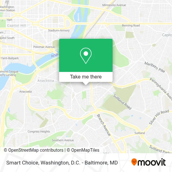 Smart Choice map