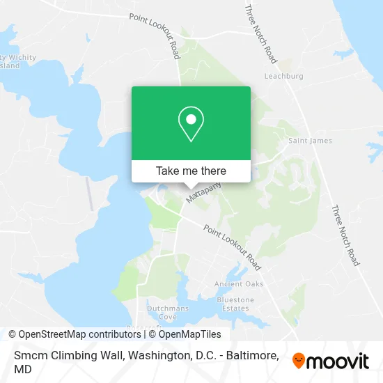 Smcm Climbing Wall map