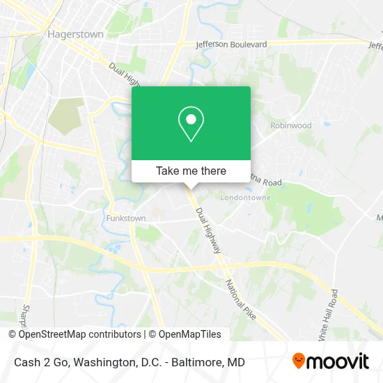 Cash 2 Go map