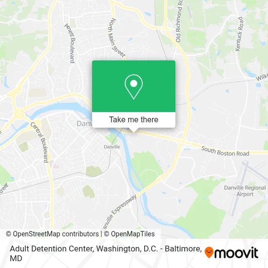 Adult Detention Center map