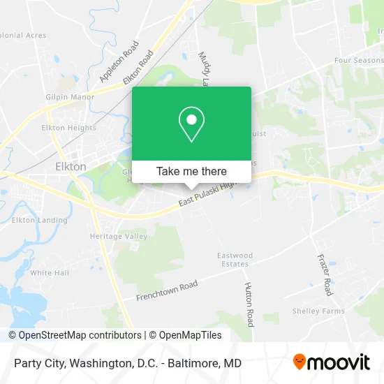 Party City map