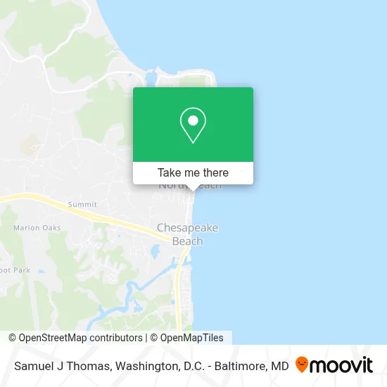 Samuel J Thomas map