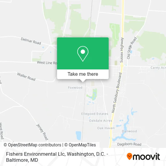 Fishers Environmental Llc map