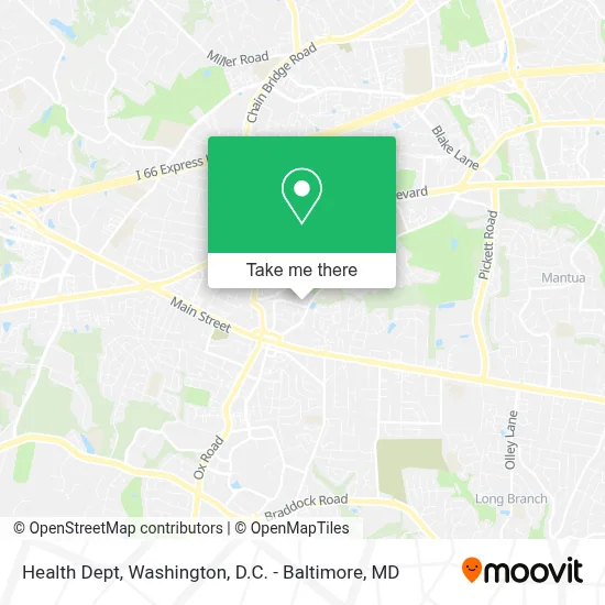 Health Dept map
