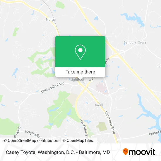 Casey Toyota map
