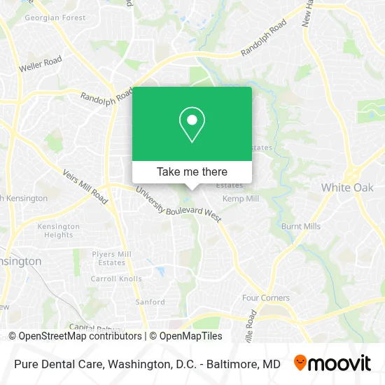 Pure Dental Care map