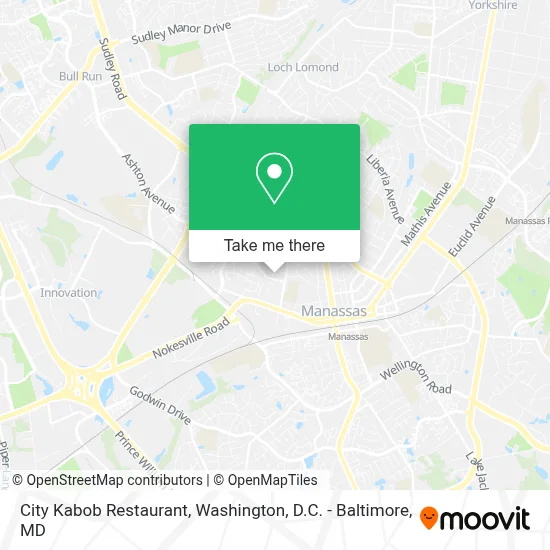 City Kabob Restaurant map