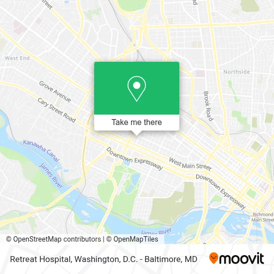 Retreat Hospital map