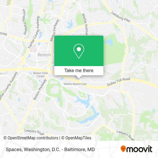 Spaces map