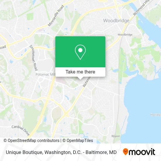 Unique Boutique map