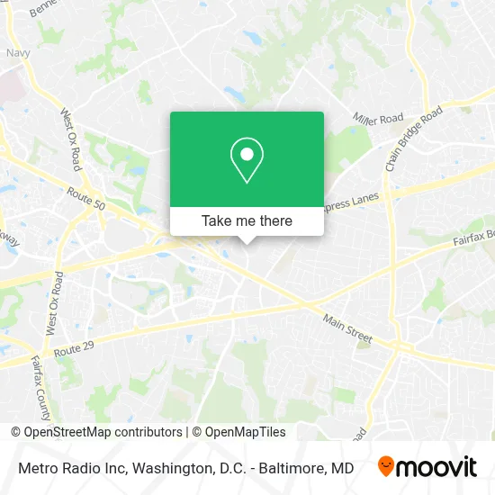 Metro Radio Inc map