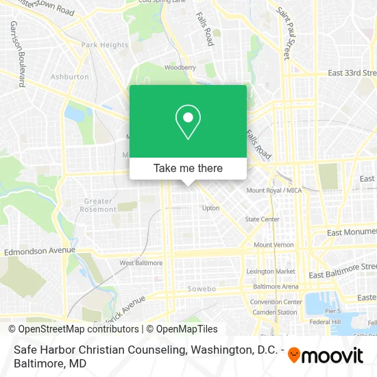 Safe Harbor Christian Counseling map