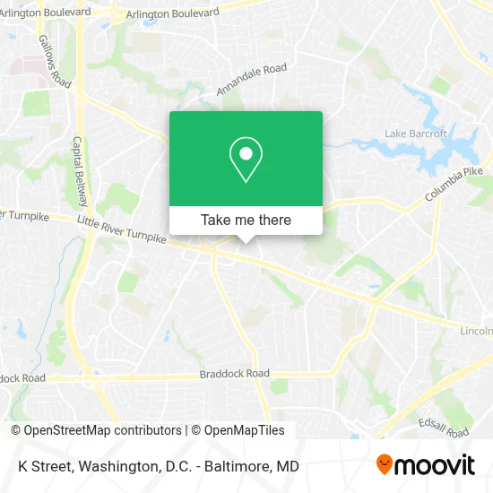 K Street map