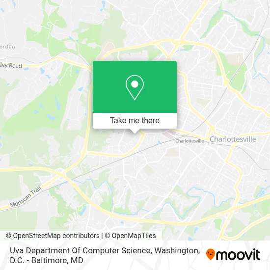 Uva Department Of Computer Science map