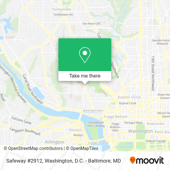 Safeway #2912 map