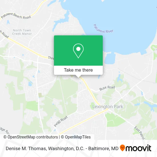 Denise M. Thomas map