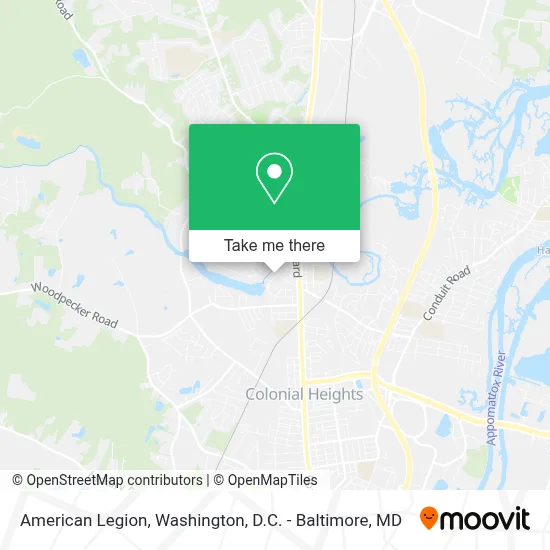 American Legion map