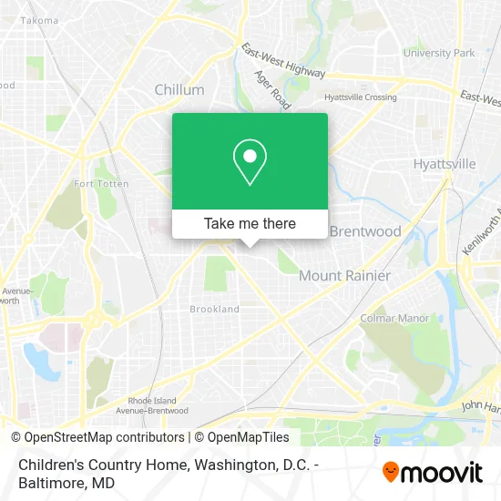 Children's Country Home map