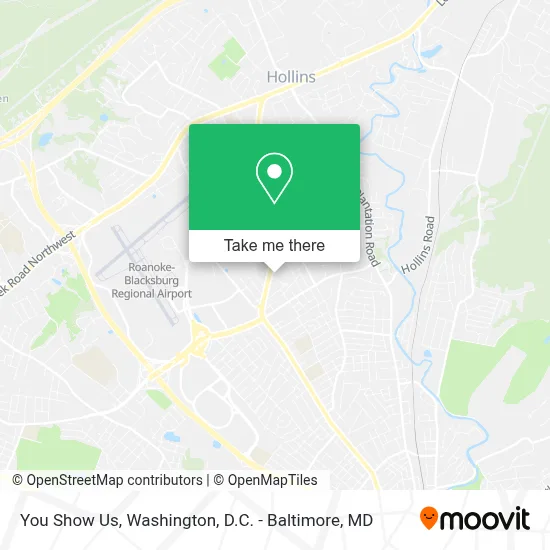 You Show Us map