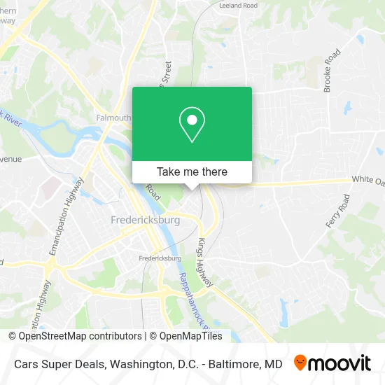 Cars Super Deals map
