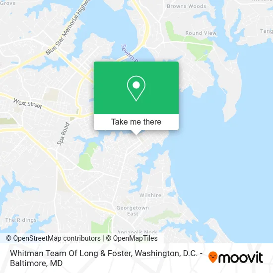 Whitman Team Of Long & Foster map