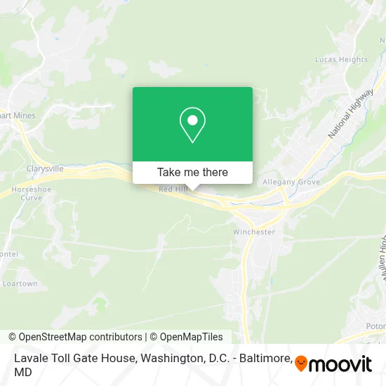Lavale Toll Gate House map