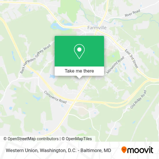 Western Union map