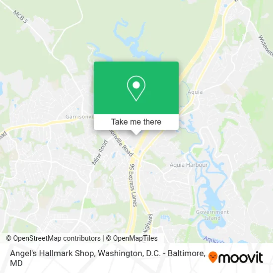 Angel's Hallmark Shop map