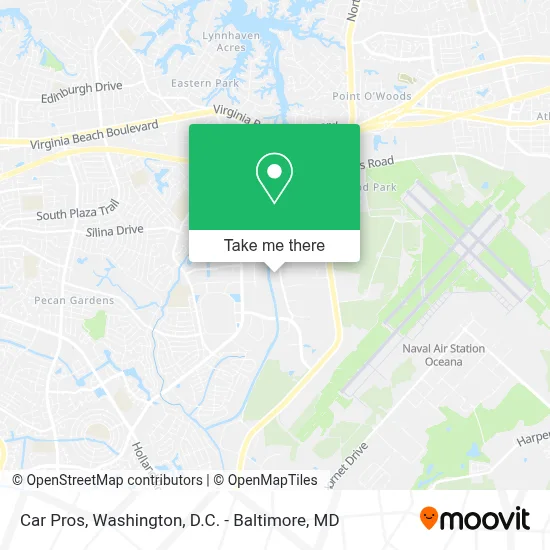 Car Pros map