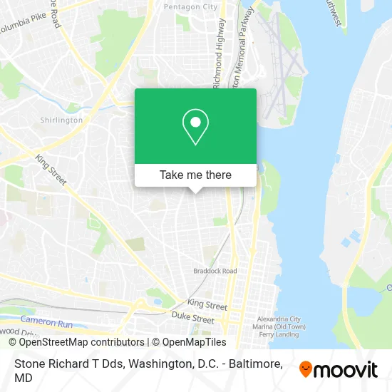 Stone Richard T Dds map