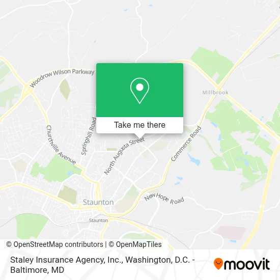 Staley Insurance Agency, Inc. map