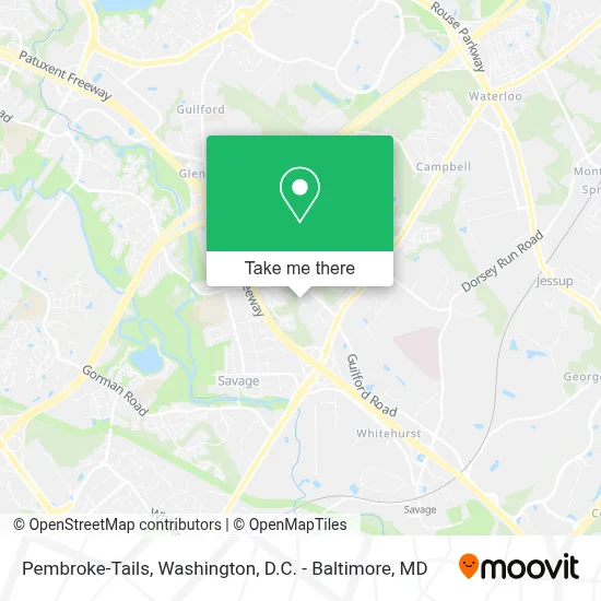 Pembroke-Tails map