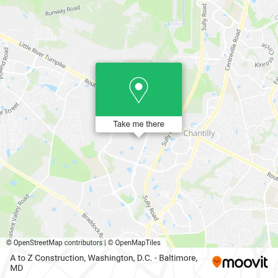 A To Z Construction map
