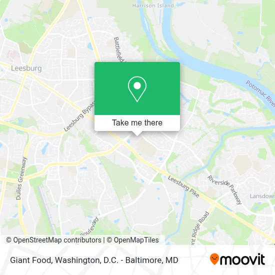 Giant Food map
