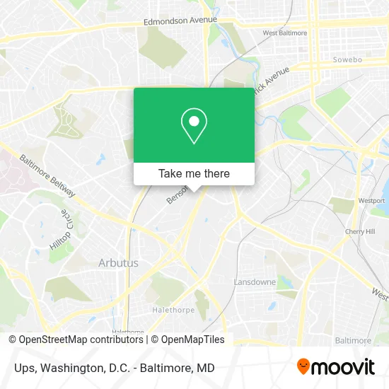 Ups map