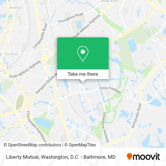 Liberty Mutual map