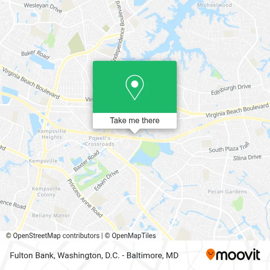 Fulton Bank map