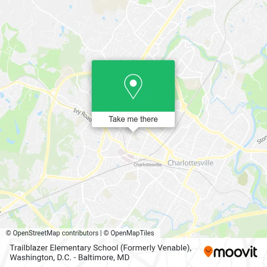 Trailblazer Elementary School (Formerly Venable) map