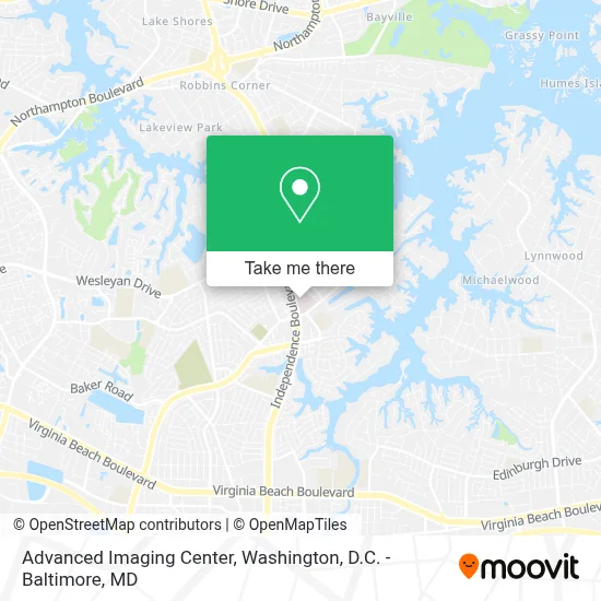 Advanced Imaging Center map