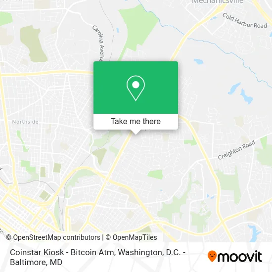 Coinstar Kiosk - Bitcoin Atm map