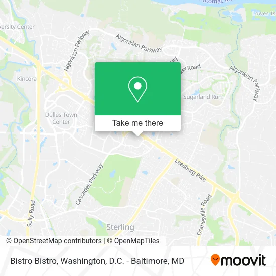 Bistro Bistro map